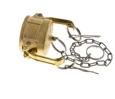 Camlock DN 40 (1 1/2'') Koppeling MessingEnd Cap Type DC MIL-C-27487