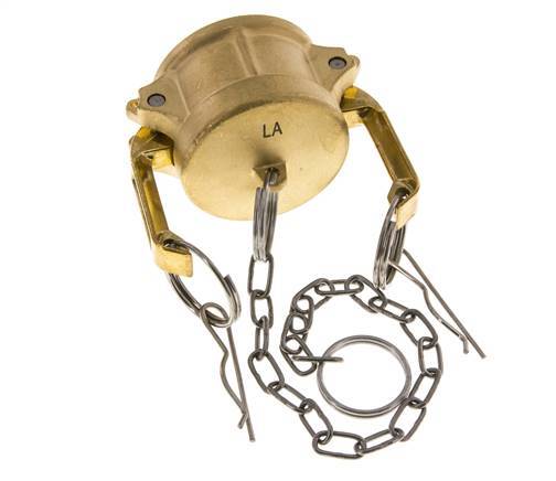 Camlock DN 40 (1 1/2'') Koppeling MessingEnd Cap Type DC MIL-C-27487