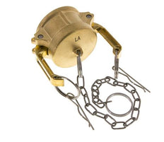 Camlock DN 40 (1 1/2'') Koppeling MessingEnd Cap Type DC MIL-C-27487
