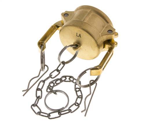 Camlock DN 40 (1 1/2'') Koppeling MessingEnd Cap Type DC MIL-C-27487