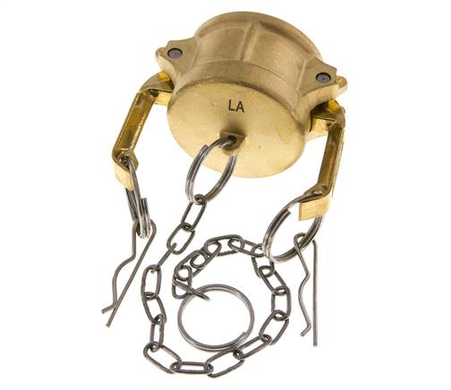 Camlock DN 40 (1 1/2'') Koppeling MessingEnd Cap Type DC MIL-C-27487