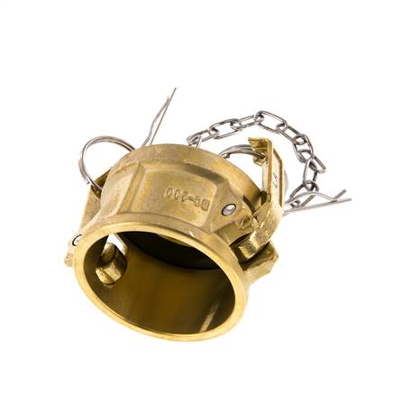 Camlock DN 50 (2'') Koppeling MessingEnd Cap Type DC MIL-C-27487