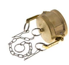 Camlock DN 60 (2 1/2'') Koppeling MessingEnd Cap Type DC MIL-C-27487