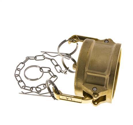 Camlock DN 60 (2 1/2'') Koppeling MessingEnd Cap Type DC MIL-C-27487
