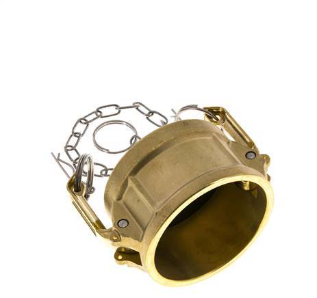 Camlock DN 60 (2 1/2'') Koppeling MessingEnd Cap Type DC MIL-C-27487