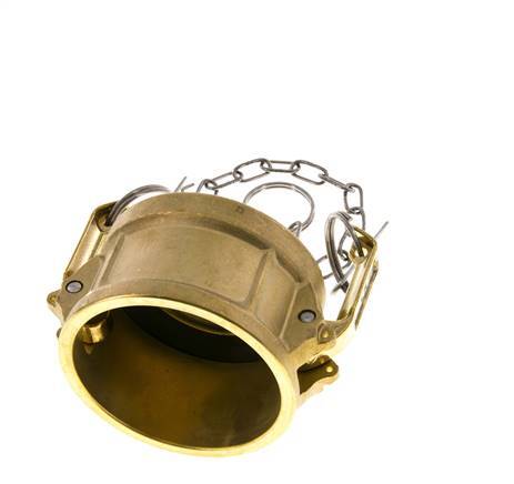 Camlock DN 60 (2 1/2'') Koppeling MessingEnd Cap Type DC MIL-C-27487