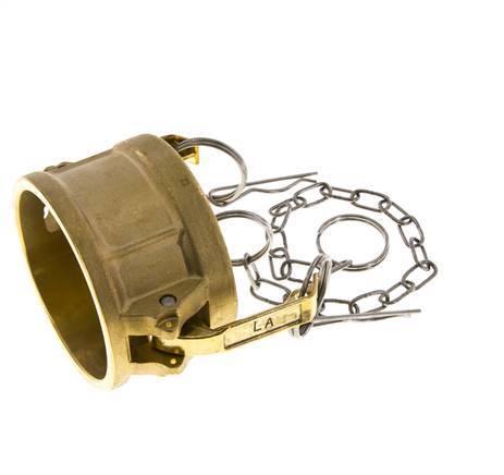 Camlock DN 60 (2 1/2'') Koppeling MessingEnd Cap Type DC MIL-C-27487