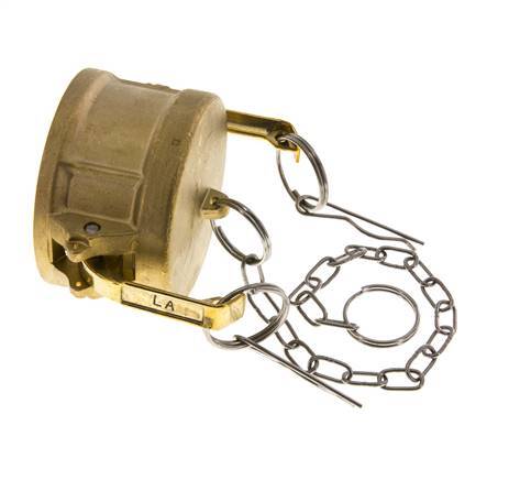 Camlock DN 60 (2 1/2'') Koppeling MessingEnd Cap Type DC MIL-C-27487
