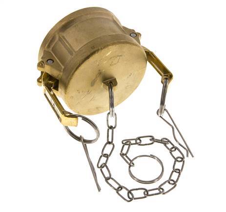 Camlock DN 60 (2 1/2'') Koppeling MessingEnd Cap Type DC MIL-C-27487