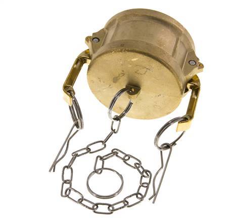 Camlock DN 60 (2 1/2'') Koppeling MessingEnd Cap Type DC MIL-C-27487