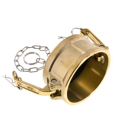 Camlock DN 75 (3'') Koppeling MessingEnd Cap Type DC MIL-C-27487