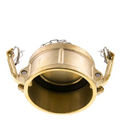 Camlock DN 75 (3'') Koppeling MessingEnd Cap Type DC MIL-C-27487