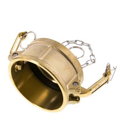 Camlock DN 75 (3'') Koppeling MessingEnd Cap Type DC MIL-C-27487