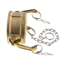 Camlock DN 75 (3'') Koppeling MessingEnd Cap Type DC MIL-C-27487