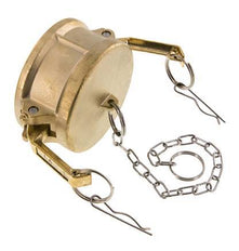 Camlock DN 75 (3'') Koppeling MessingEnd Cap Type DC MIL-C-27487