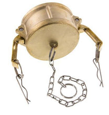 Camlock DN 75 (3'') Koppeling MessingEnd Cap Type DC MIL-C-27487