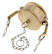 Camlock DN 75 (3'') Koppeling MessingEnd Cap Type DC MIL-C-27487