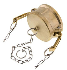 Camlock DN 75 (3'') Koppeling MessingEnd Cap Type DC MIL-C-27487