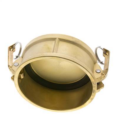 Camlock DN 90 (4'') Koppeling MessingEnd Cap Type DC MIL-C-27487