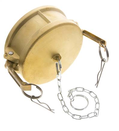 Camlock DN 120 (5'') Koppeling MessingEnd Cap Type DC MIL-C-27487