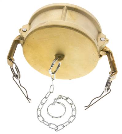 Camlock DN 120 (5'') Koppeling MessingEnd Cap Type DC MIL-C-27487