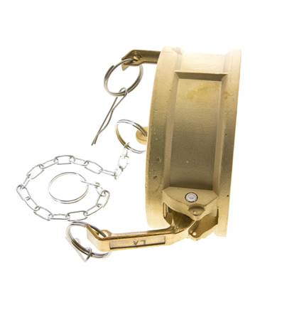 Camlock DN 120 (5'') Koppeling MessingEnd Cap Type DC MIL-C-27487