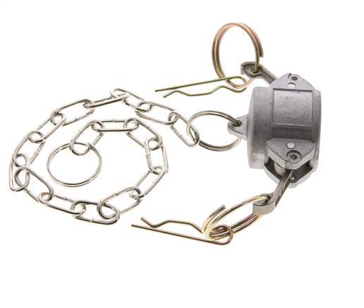 Camlock DN 20 (3/4'') Koppeling AluminiumEnd Cap Type DC MIL-C-27487