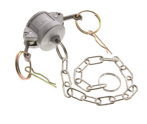 Camlock DN 20 (3/4'') Koppeling AluminiumEnd Cap Type DC MIL-C-27487