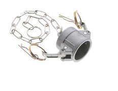 Camlock DN 25 (1'') Koppeling AluminiumEnd Cap Type DC MIL-C-27487