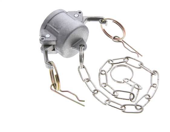 Camlock DN 25 (1'') Koppeling AluminiumEnd Cap Type DC MIL-C-27487