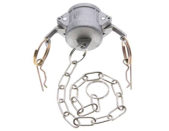 Camlock DN 25 (1'') Koppeling AluminiumEnd Cap Type DC MIL-C-27487