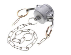 Camlock DN 25 (1'') Koppeling AluminiumEnd Cap Type DC MIL-C-27487
