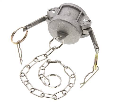 Camlock DN 32 (1 1/4'') Koppeling AluminiumEnd Cap Type DC MIL-C-27487