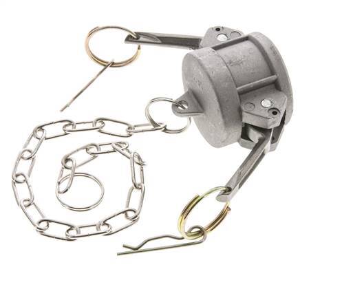 Camlock DN 32 (1 1/4'') Koppeling AluminiumEnd Cap Type DC MIL-C-27487