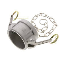 Camlock DN 50 (2'') Koppeling AluminiumEnd Cap Type DC MIL-C-27487