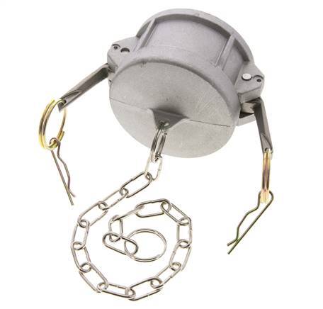 Camlock DN 60 (2 1/2'') Koppeling AluminiumEnd Cap Type DC MIL-C-27487