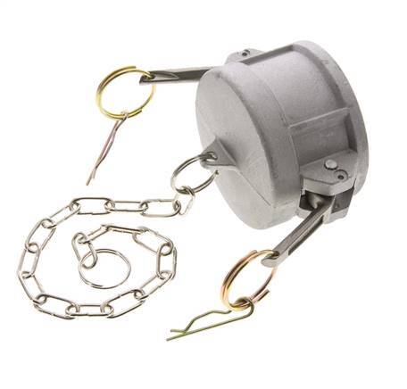 Camlock DN 60 (2 1/2'') Koppeling AluminiumEnd Cap Type DC MIL-C-27487