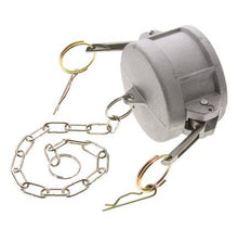 Camlock DN 60 (2 1/2'') Koppeling AluminiumEnd Cap Type DC MIL-C-27487