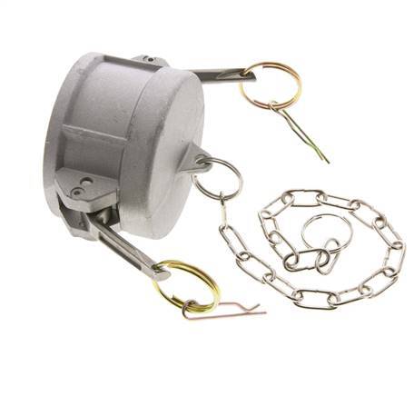 Camlock DN 60 (2 1/2'') Koppeling AluminiumEnd Cap Type DC MIL-C-27487