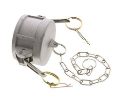 Camlock DN 60 (2 1/2'') Koppeling AluminiumEnd Cap Type DC MIL-C-27487