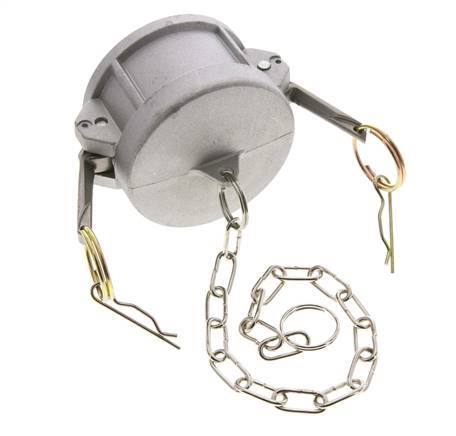 Camlock DN 60 (2 1/2'') Koppeling AluminiumEnd Cap Type DC MIL-C-27487