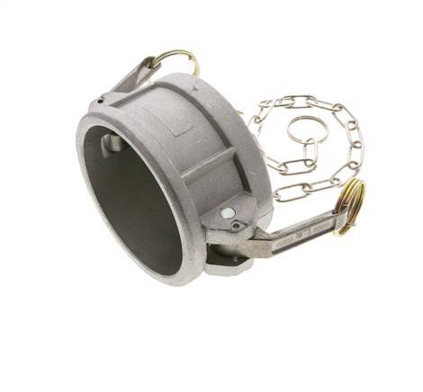 Camlock DN 75 (3'') Koppeling AluminiumEnd Cap Type DC MIL-C-27487