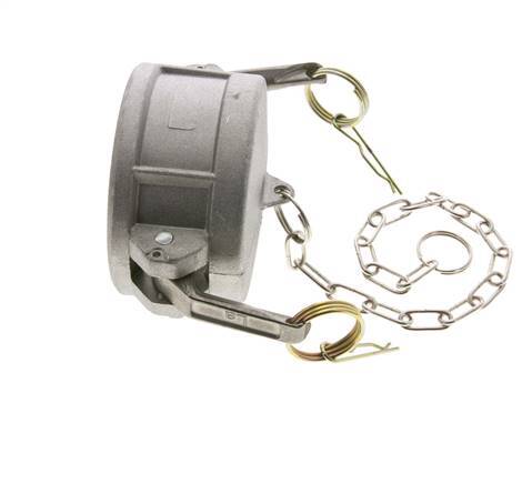 Camlock DN 75 (3'') Koppeling AluminiumEnd Cap Type DC MIL-C-27487