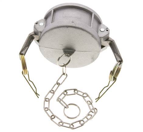 Camlock DN 75 (3'') Koppeling AluminiumEnd Cap Type DC MIL-C-27487