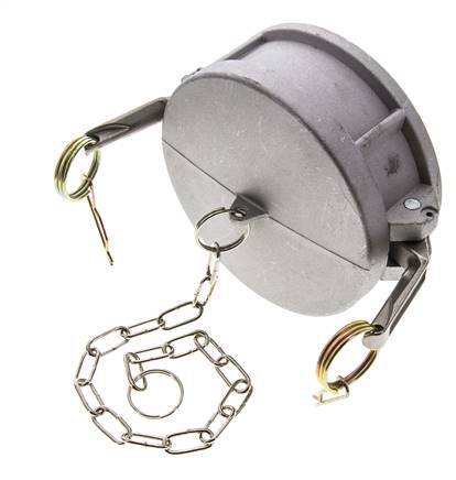 Camlock DN 90 (4'') Koppeling AluminiumEnd Cap Type DC MIL-C-27487