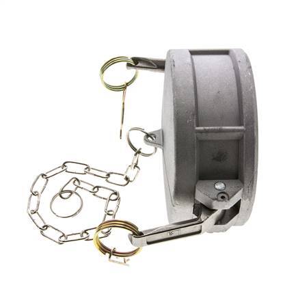 Camlock DN 90 (4'') Koppeling AluminiumEnd Cap Type DC MIL-C-27487