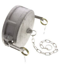 Camlock DN 120 (5'') Koppeling AluminiumEnd Cap Type DC MIL-C-27487