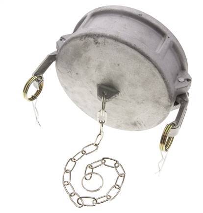 Camlock DN 120 (5'') Koppeling AluminiumEnd Cap Type DC MIL-C-27487