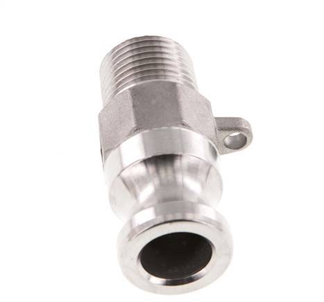 Camlock DN 15 (1/2'') Koppeling RvsR 1/2'' met buitendraad Type F MIL-C-27487
