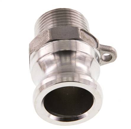 Camlock DN 20 (3/4'') Koppeling RvsR 3/4'' met buitendraad Type F MIL-C-27487